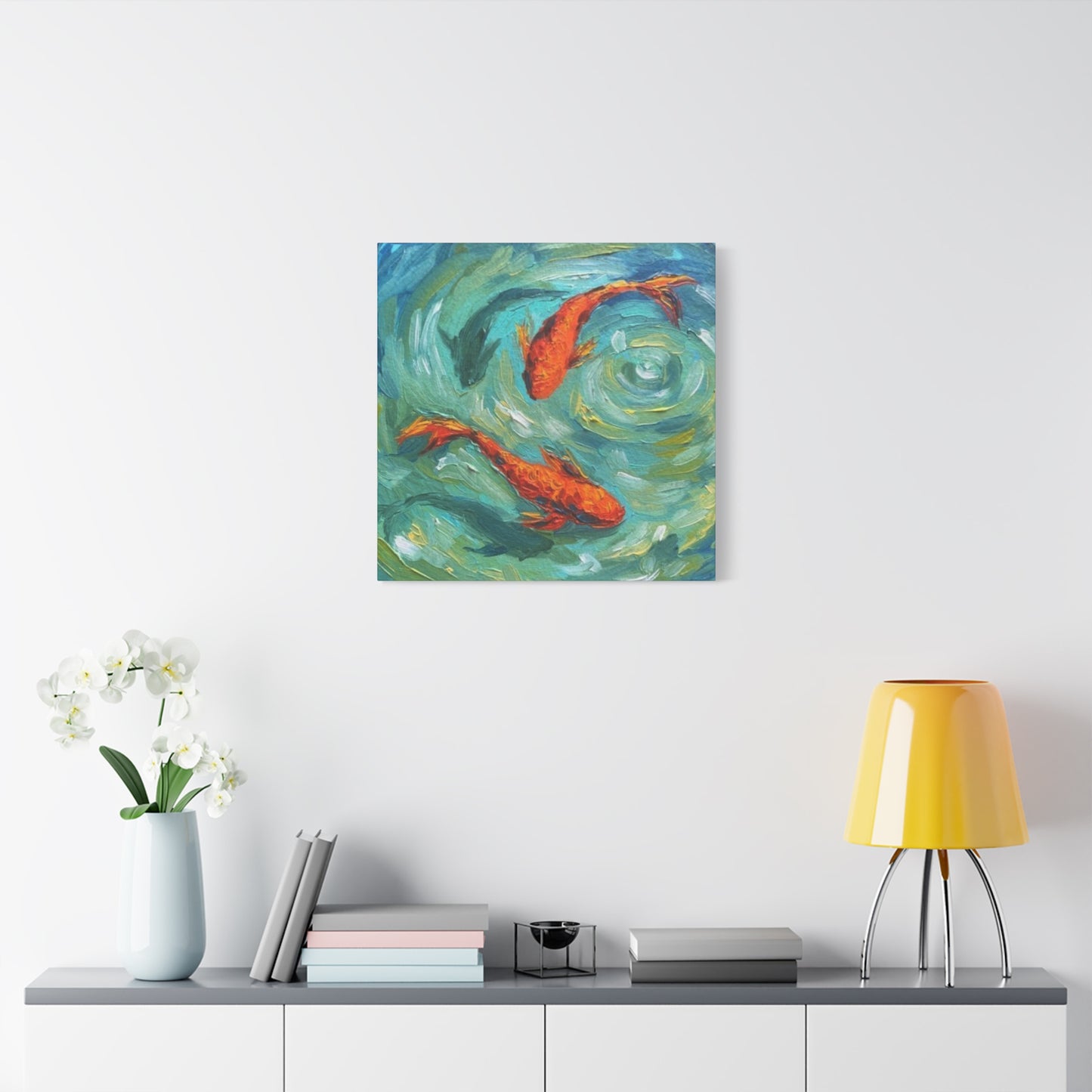 Two Koi Fishes Wall Art & Canvas Prints