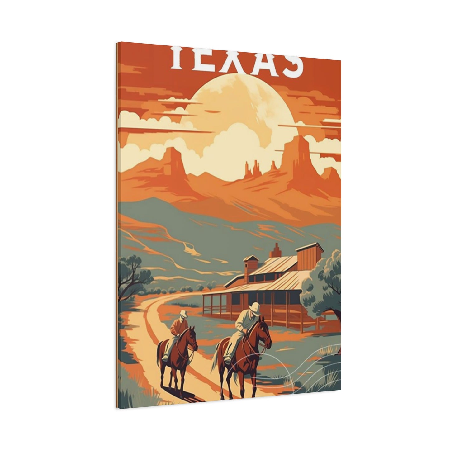 Sunset In Texas Poster Wall Art & Canvas Prints