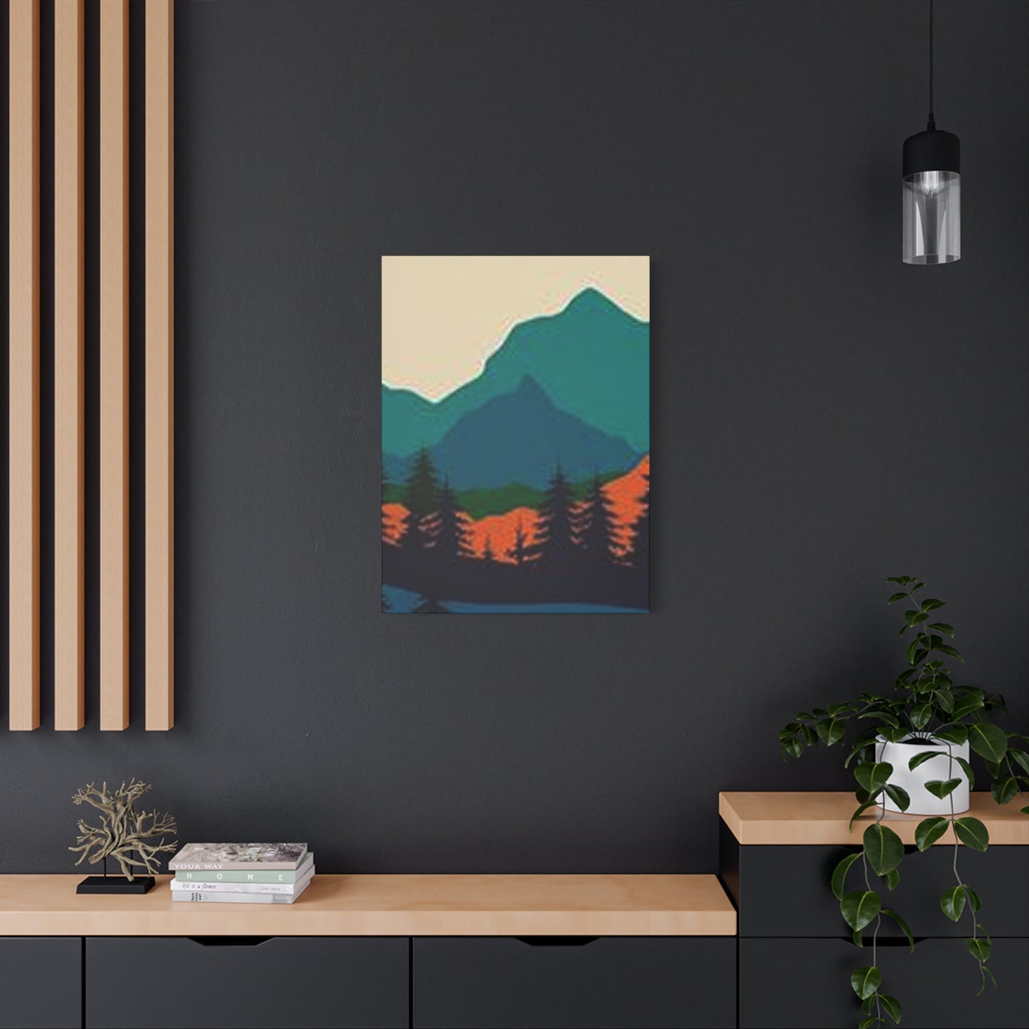 Mountain Drawing Wall Art & Canvas Prints