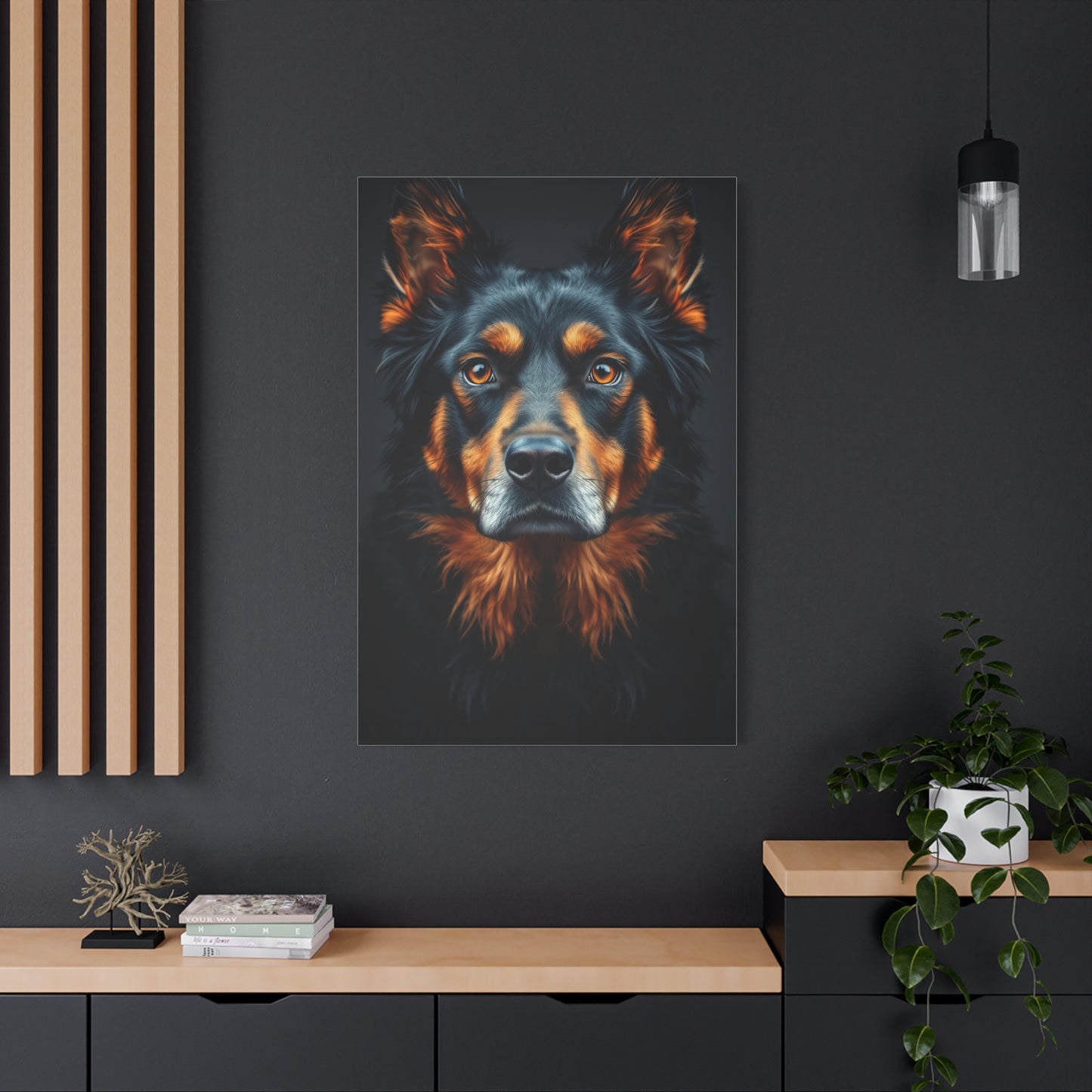 Black and Tan Art Supreme Gallery Wall Art & Canvas Print