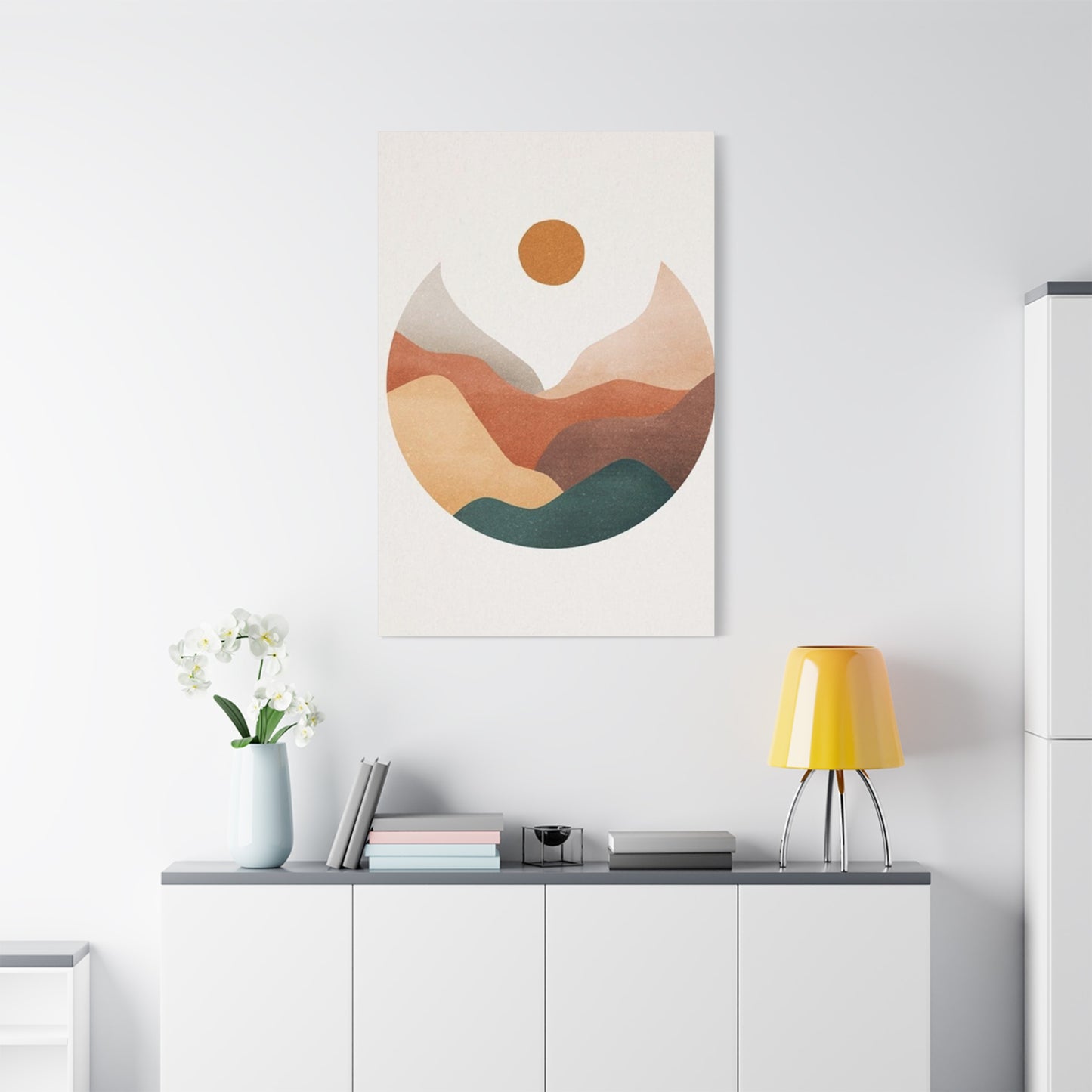 Abstract Circle Shape Pattern Wall Art & Canvas Prints