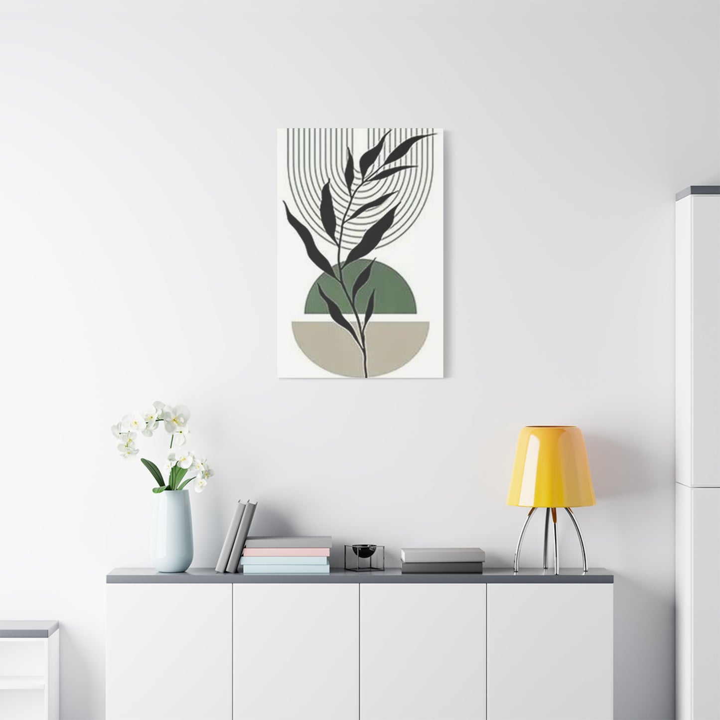 Abstract Leaves Shapes Pattern Wall Art & Canvas Prints