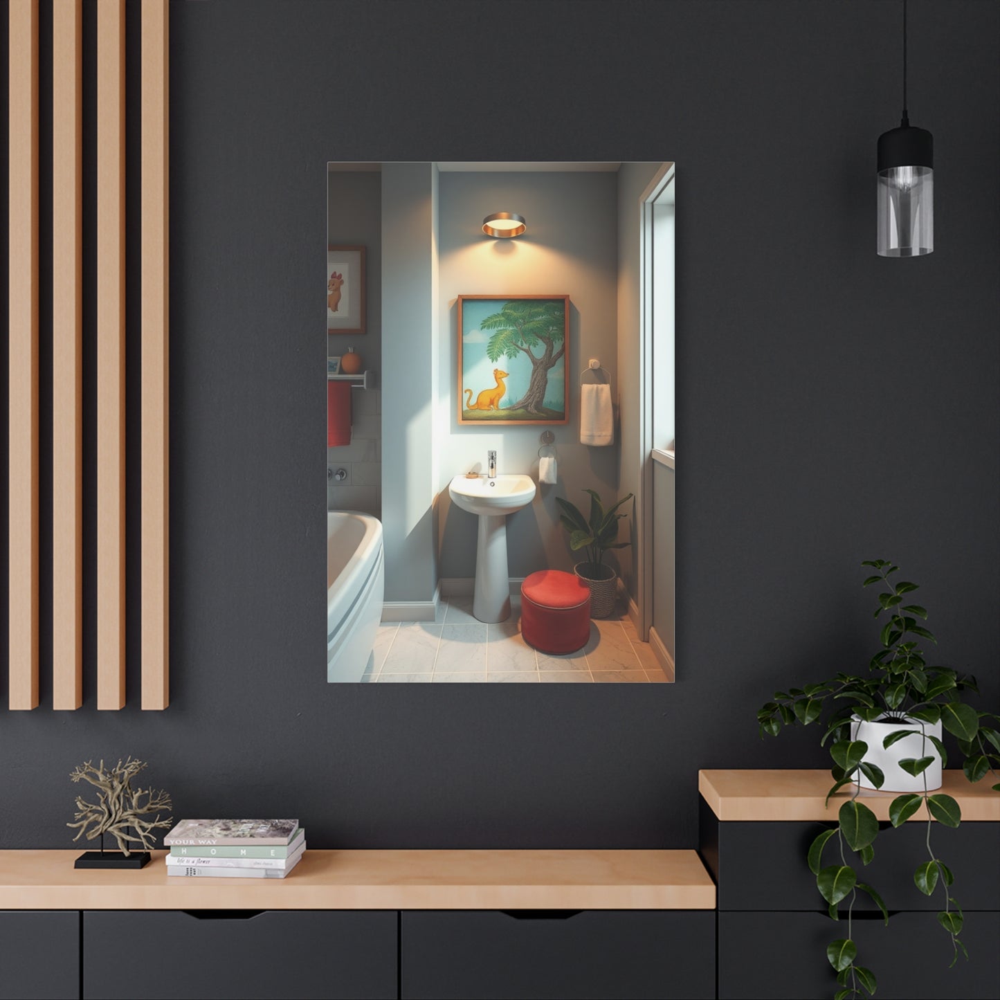 Kid’s Bathroom Art Canvas Art 3 Wall Art & Canvas Print