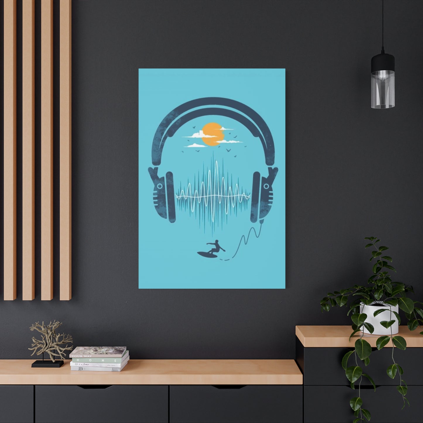 Headphone Wall Art & Canvas Prints