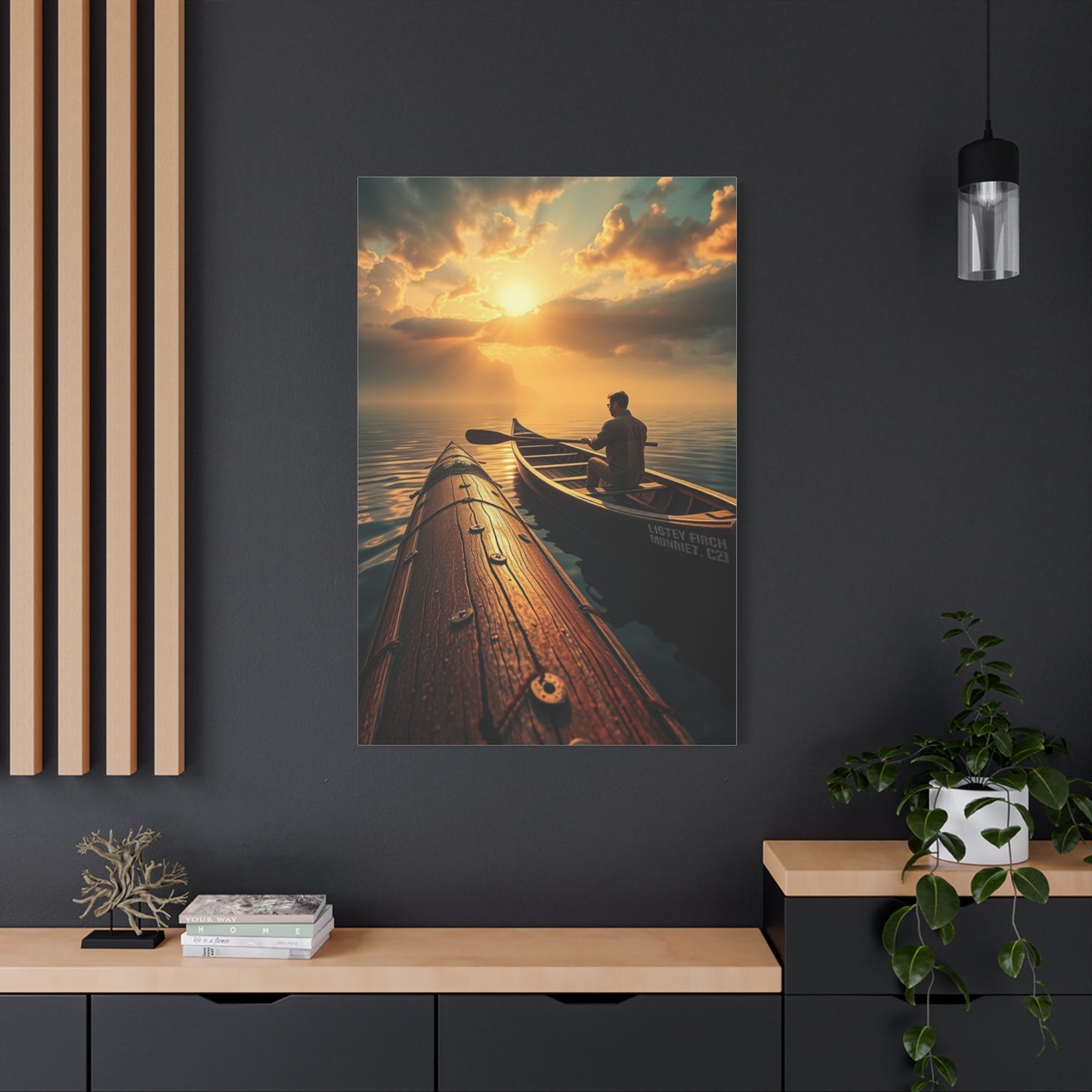 Canoe Art Supreme Canvas Wall Art & Canvas Print