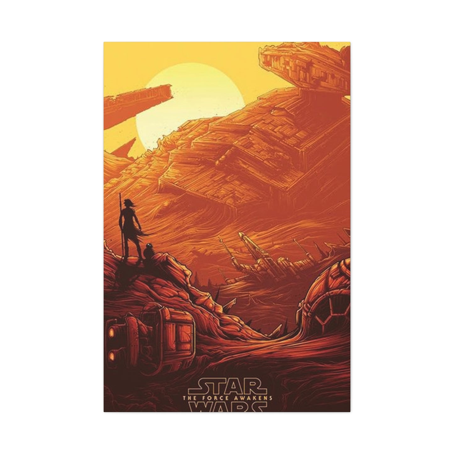 Star Wars The Force Awaken Wall Art & Canvas Prints