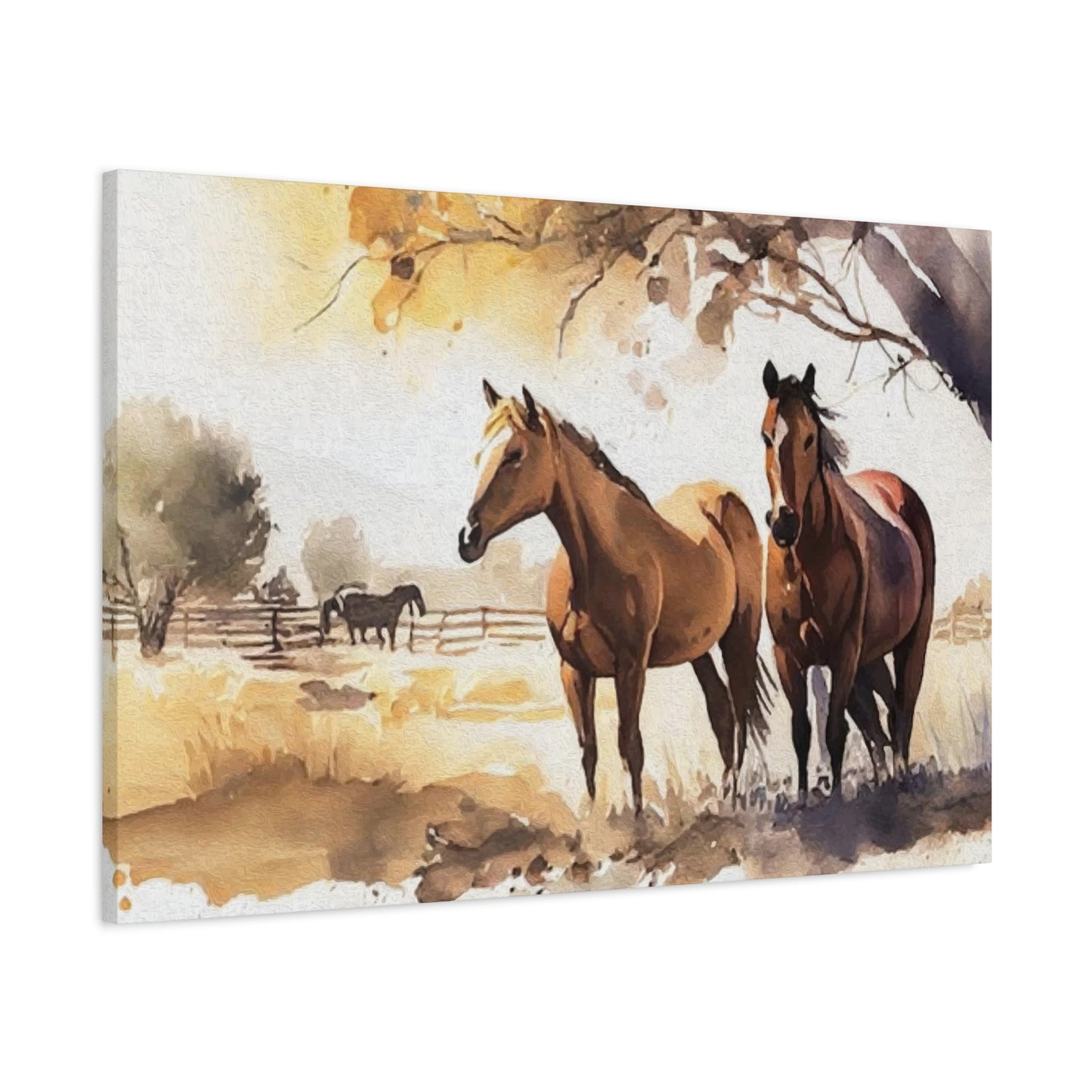 Horse in Stable Wall Art & Canvas Prints