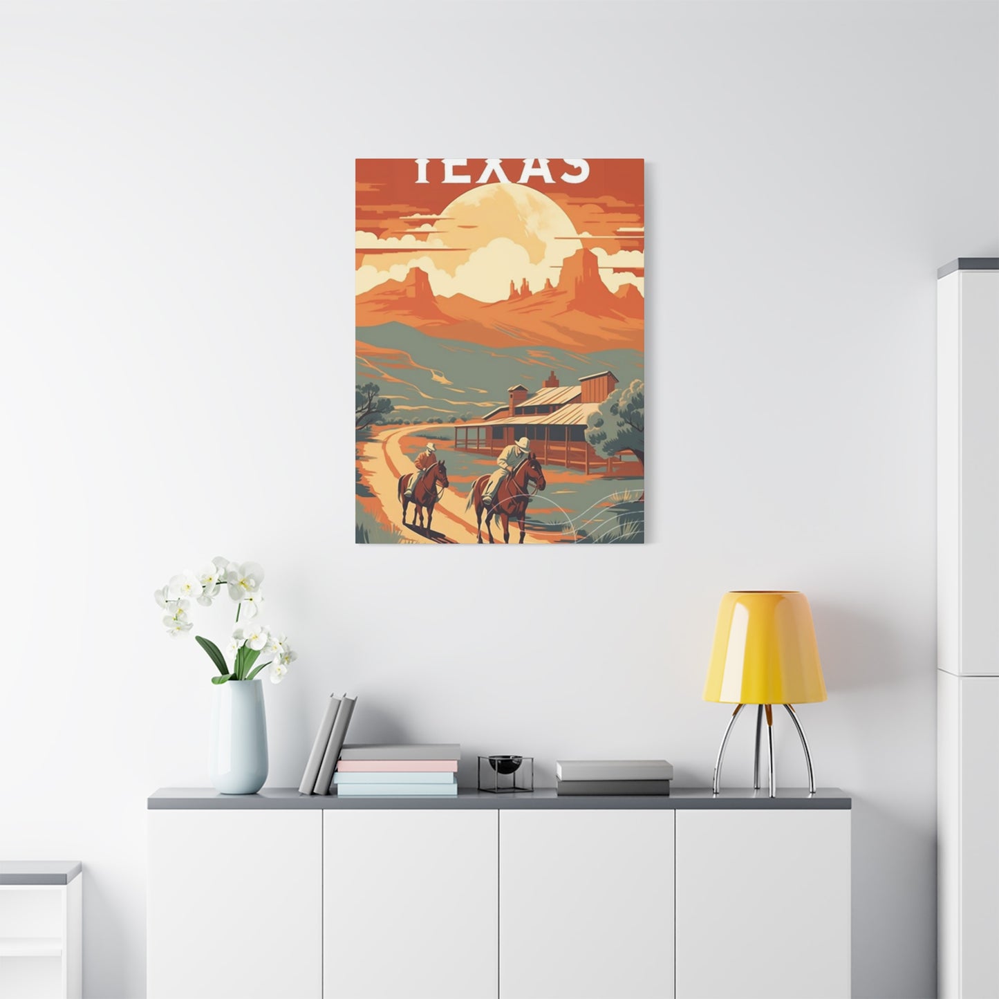 Sunset In Texas Poster Wall Art & Canvas Prints