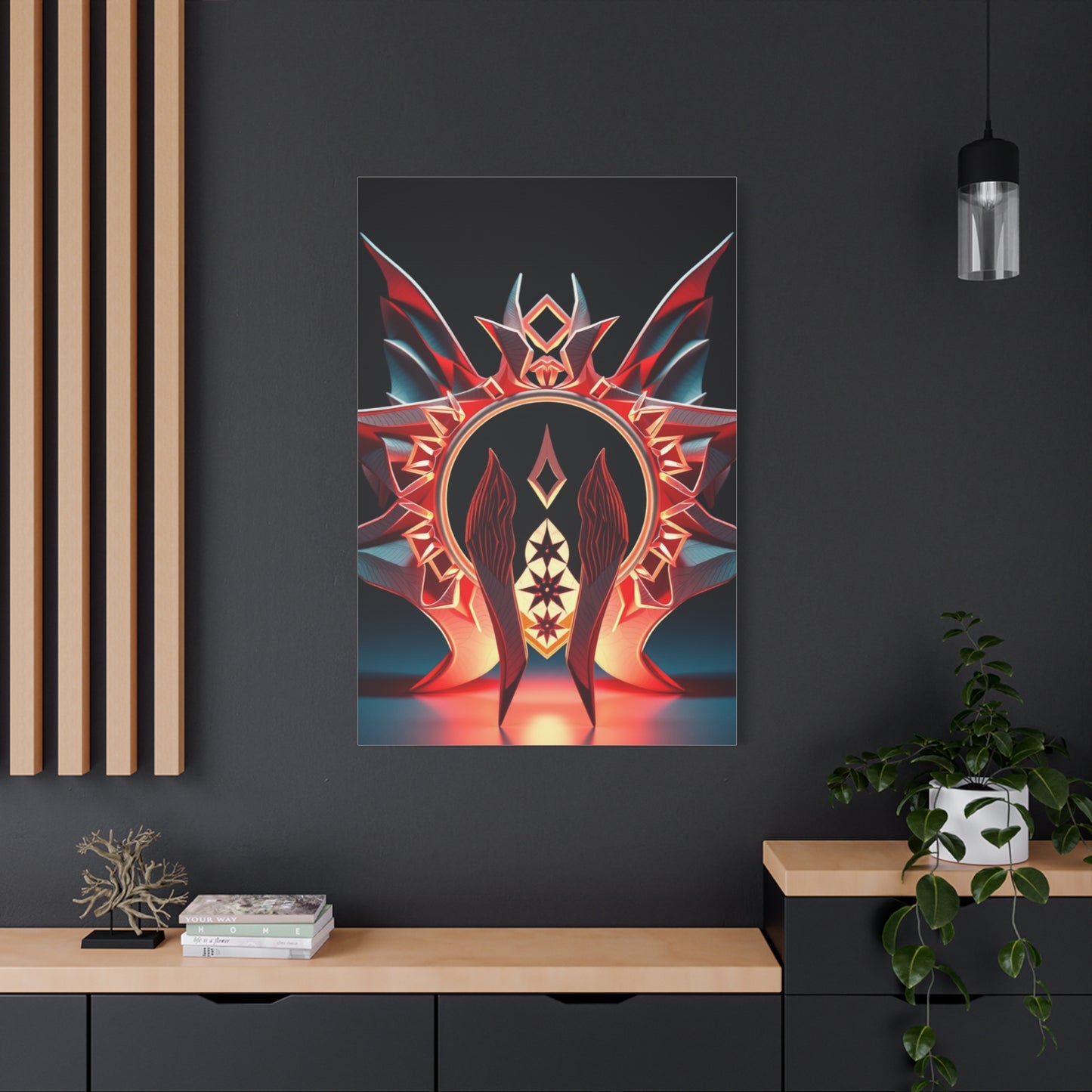 Folded Harmony Masterpiece Wall Art & Canvas Print