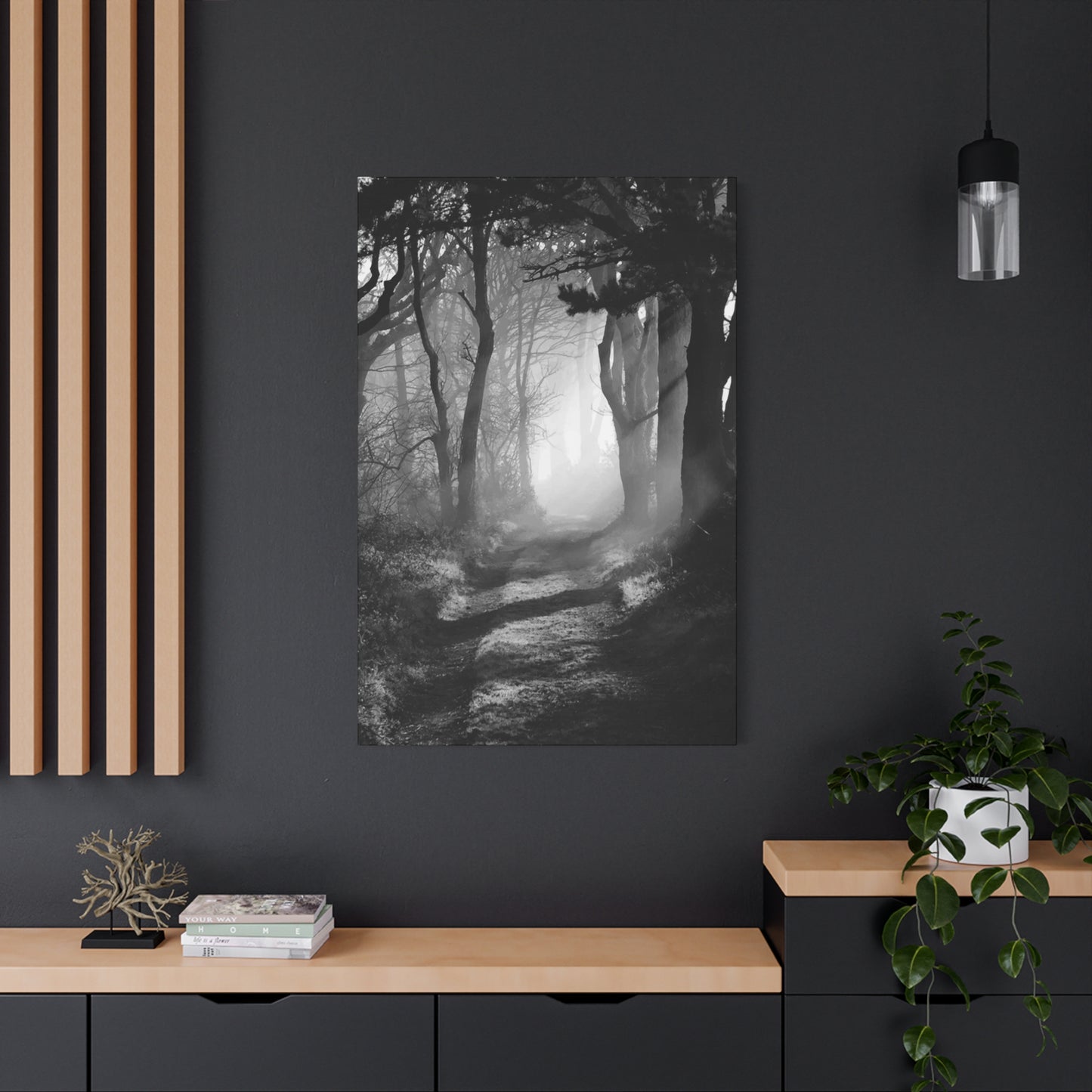 Black & White Jungle Wall Art & Canvas Prints