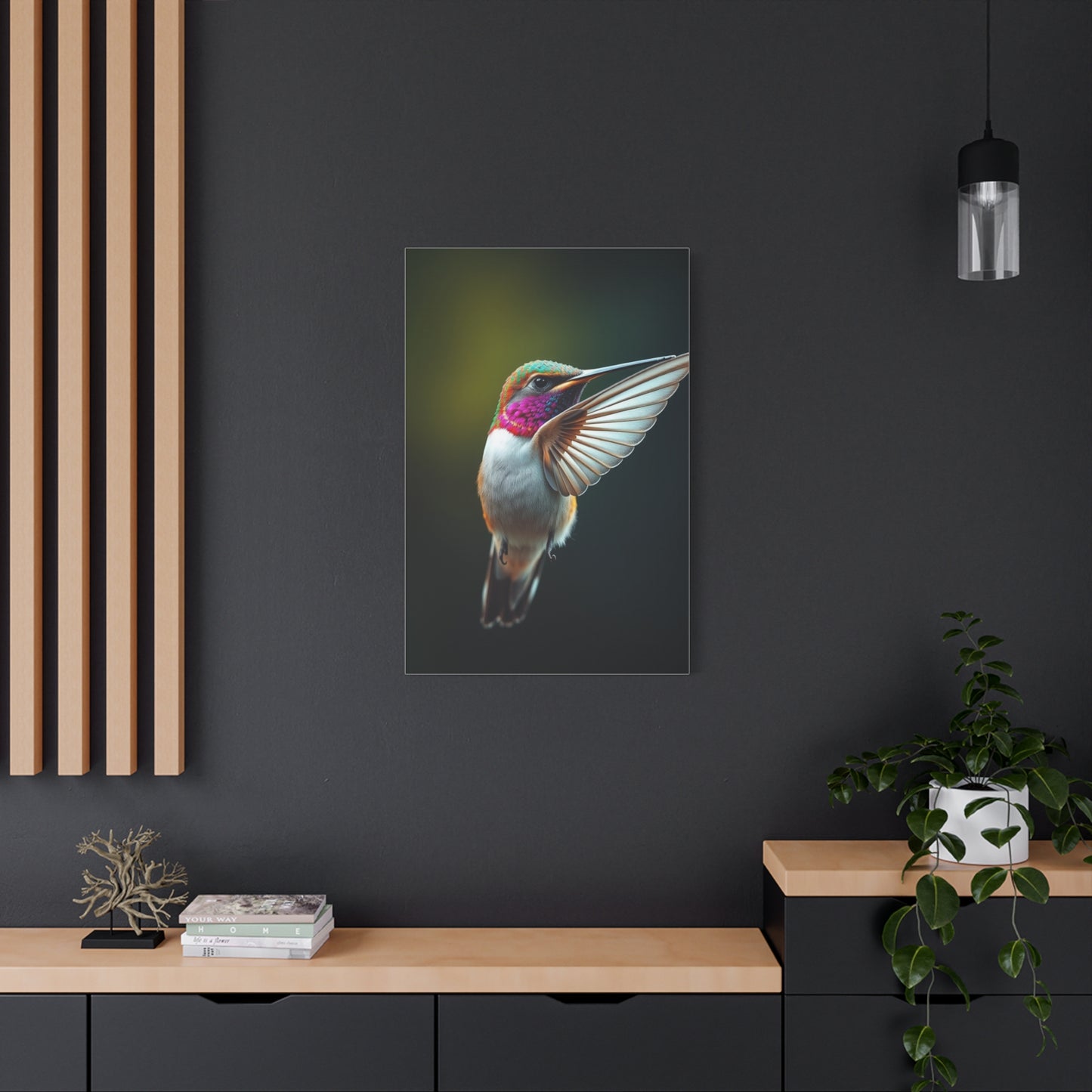 Beautiful Humming Bird Art Supreme Canvas Gallery Wall Art & Canvas Print