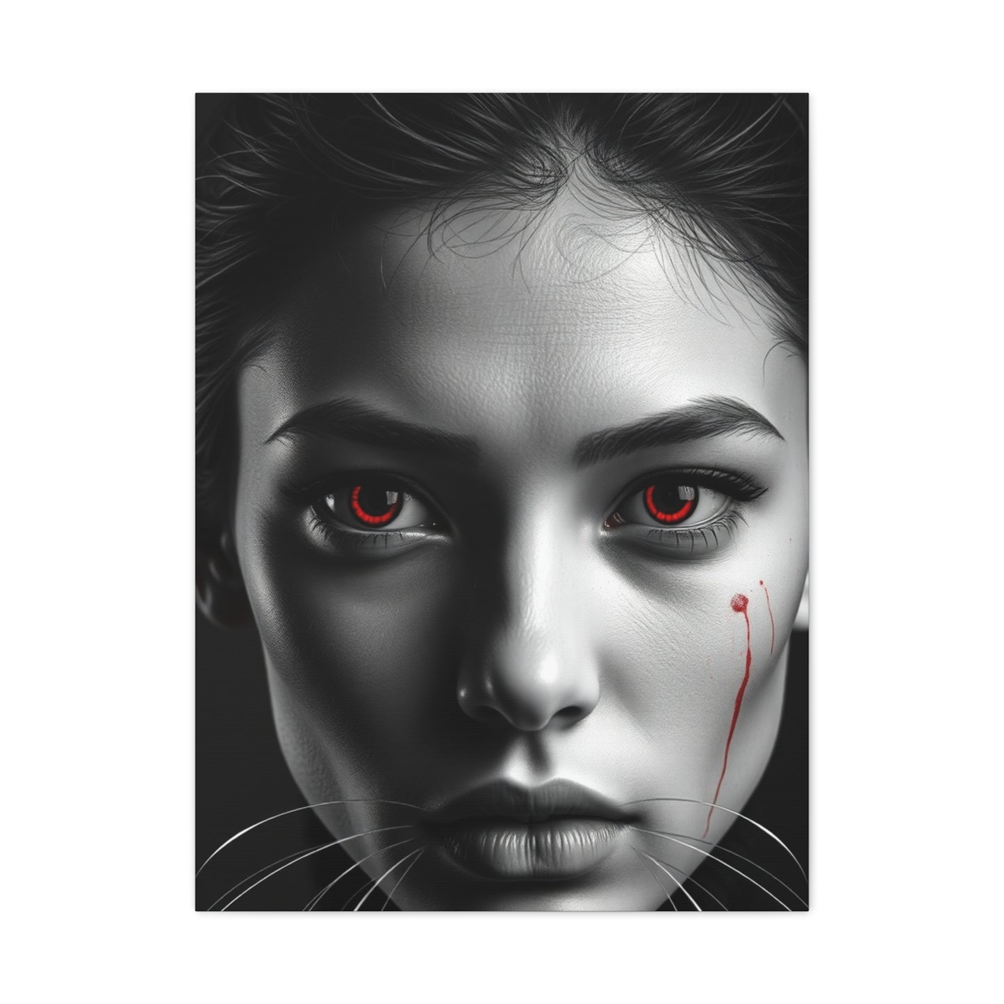 Supreme Black, White & Red Art Wall Art & Canvas Print
