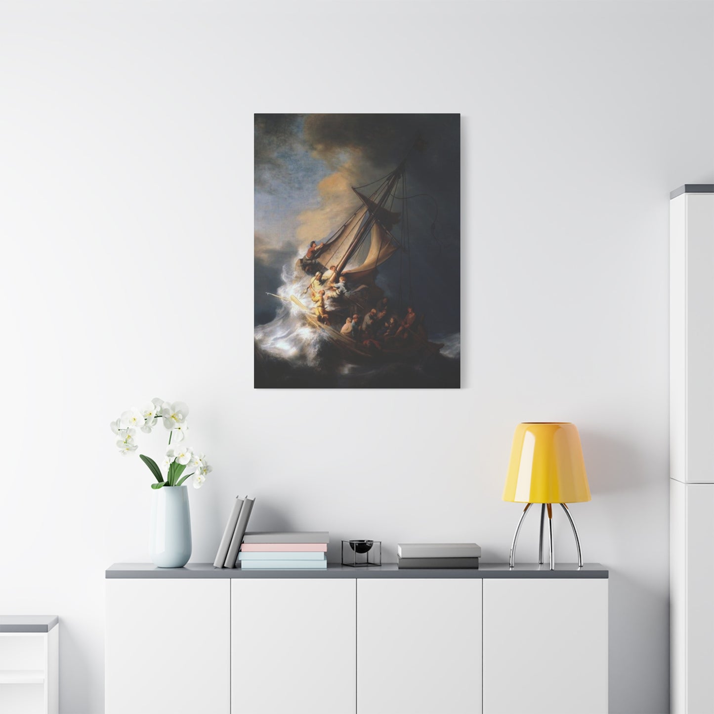 Derailing Ship Painting Wall Art & Canvas Prints