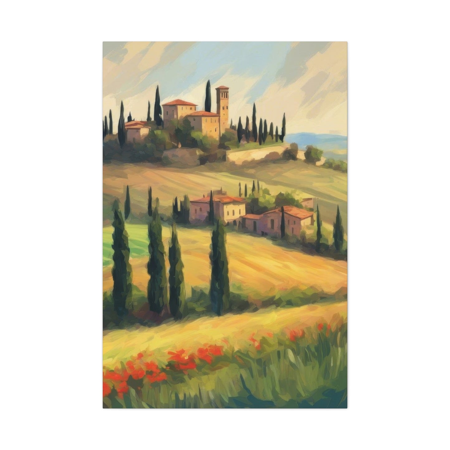 Italian Countryside Painting Wall Art & Canvas Prints