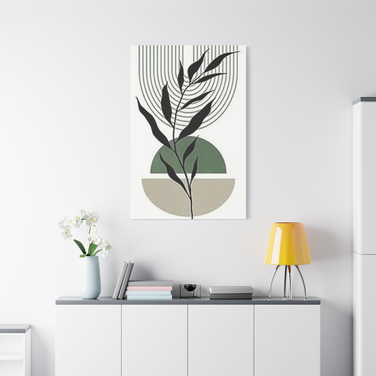 Abstract Leaves Shapes Pattern Wall Art & Canvas Prints