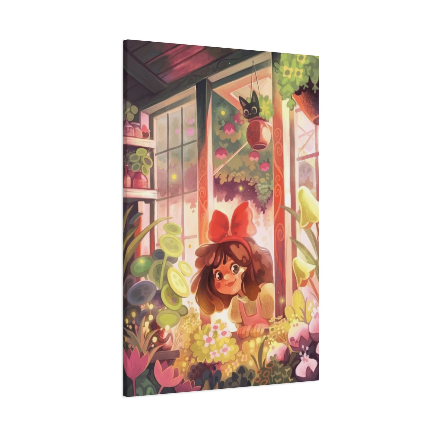 Window Girl Wall Art & Canvas Prints