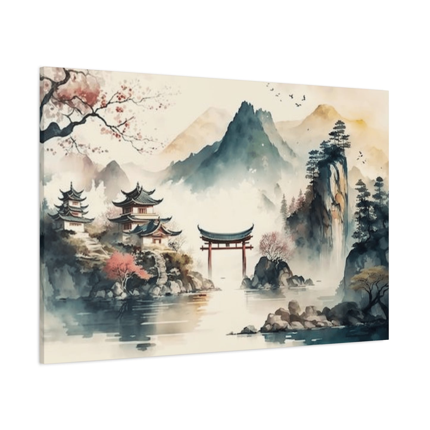 Zen Garden Gateway Wall Art & Canvas Prints