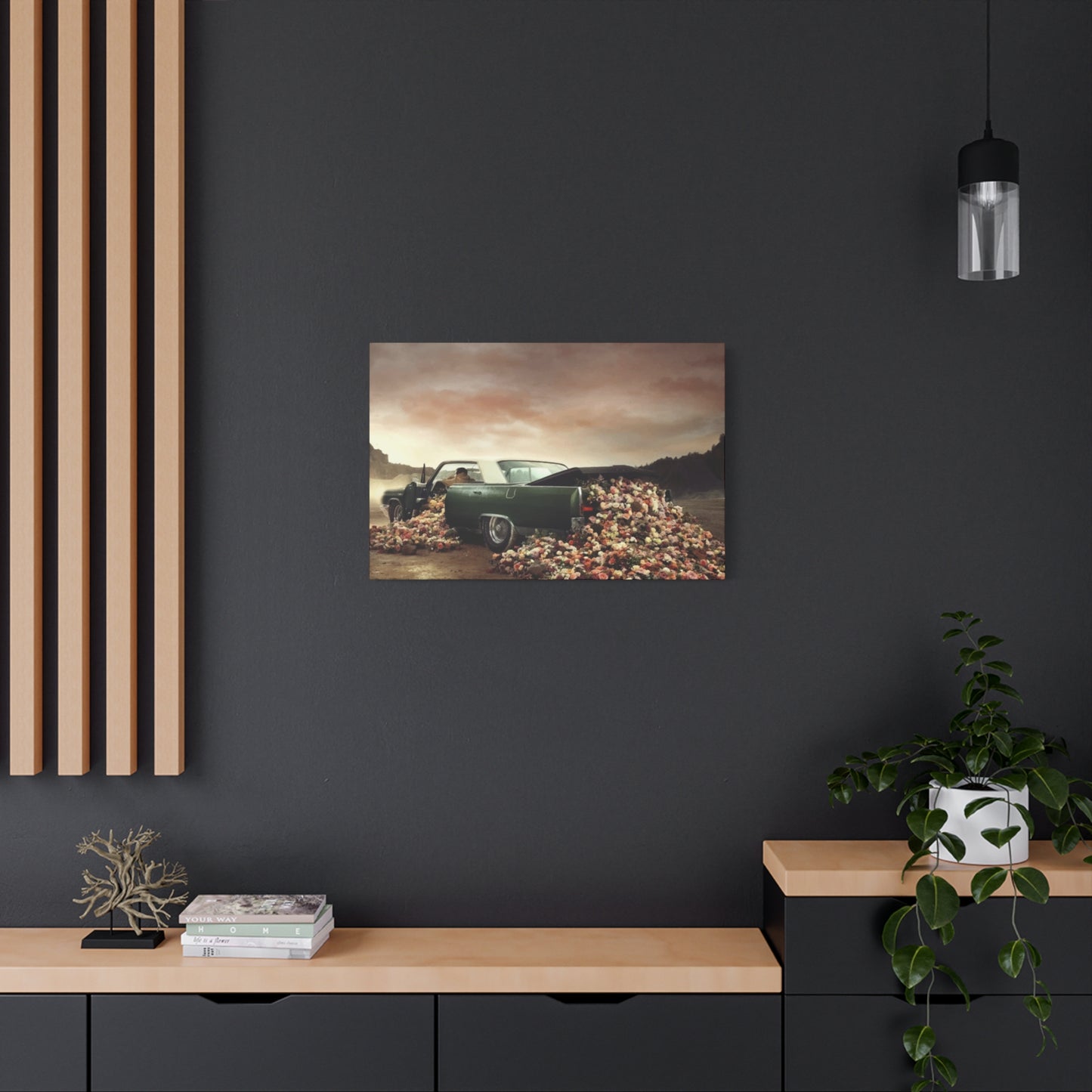 Flower Car Wall Art & Canvas Prints