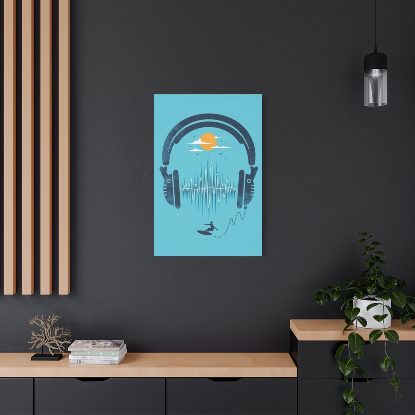Headphone Wall Art & Canvas Prints