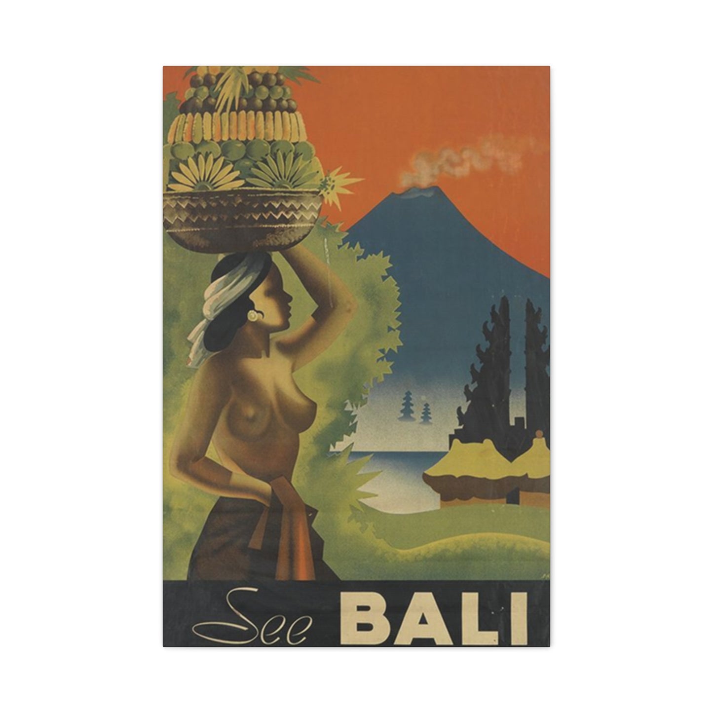 Naked Women In Bali Wall Art & Canvas Prints