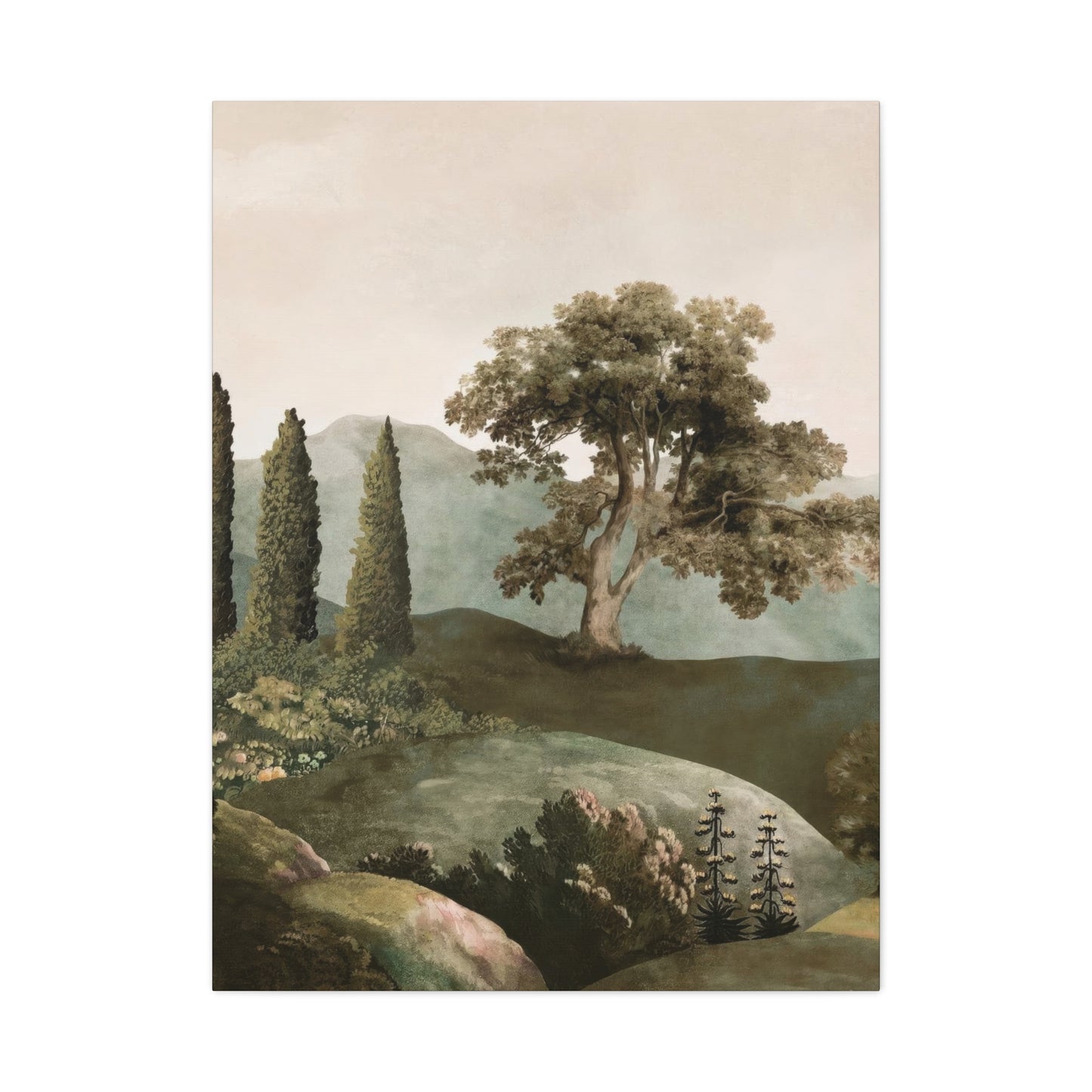 Green Scenery Colorful Wall Art & Canvas Prints