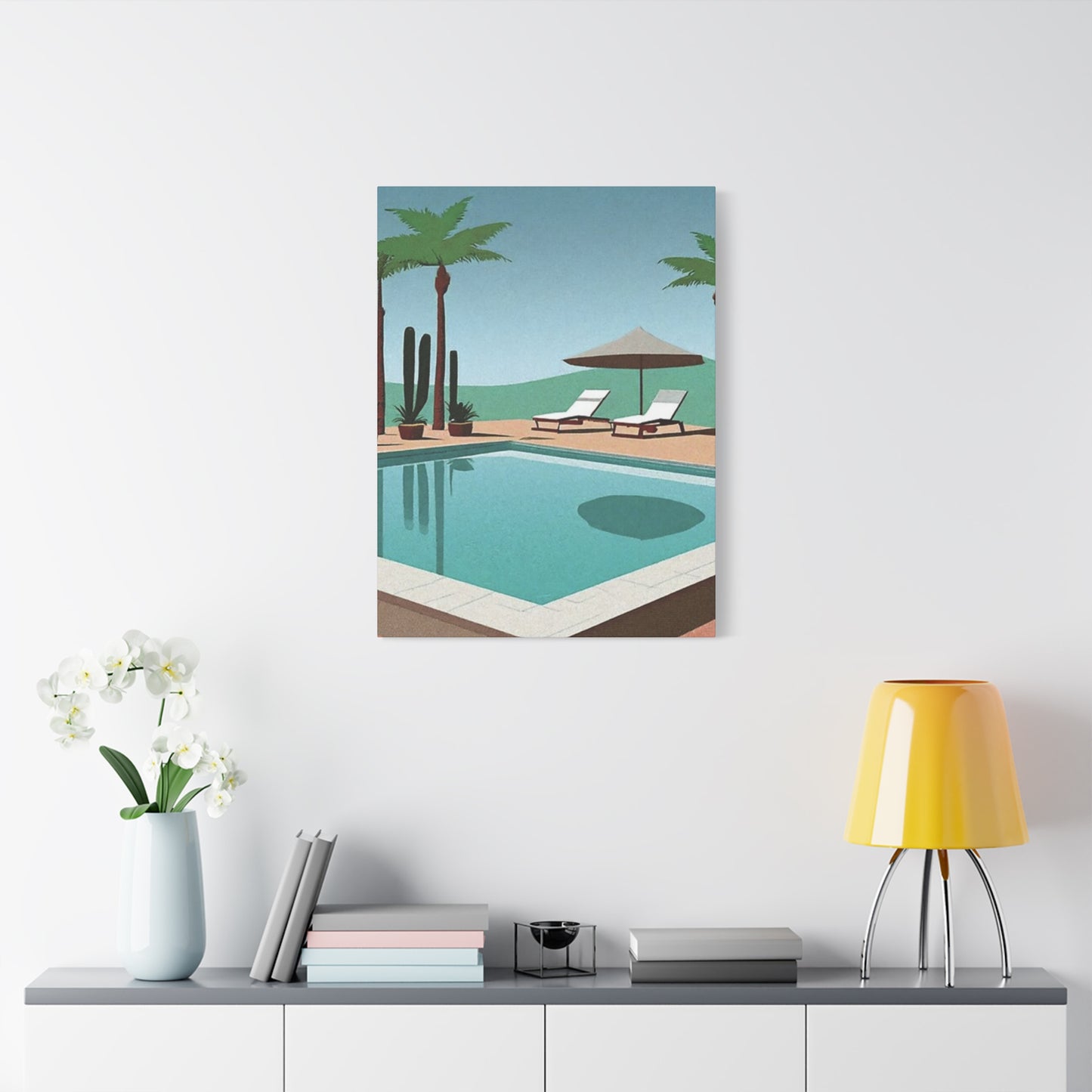 Swimming Pool In Resort Wall Art & Canvas Prints