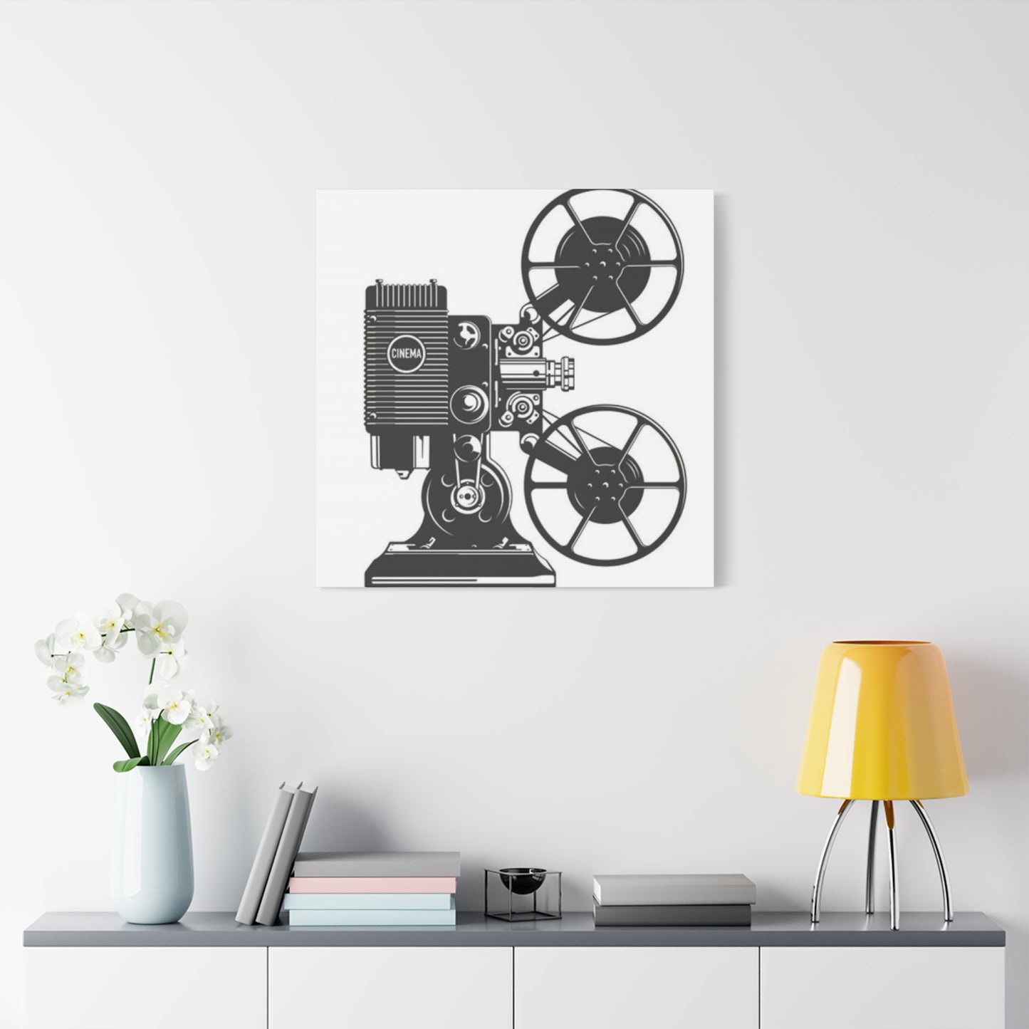 Old Cinema Camera Wall Art & Canvas Prints