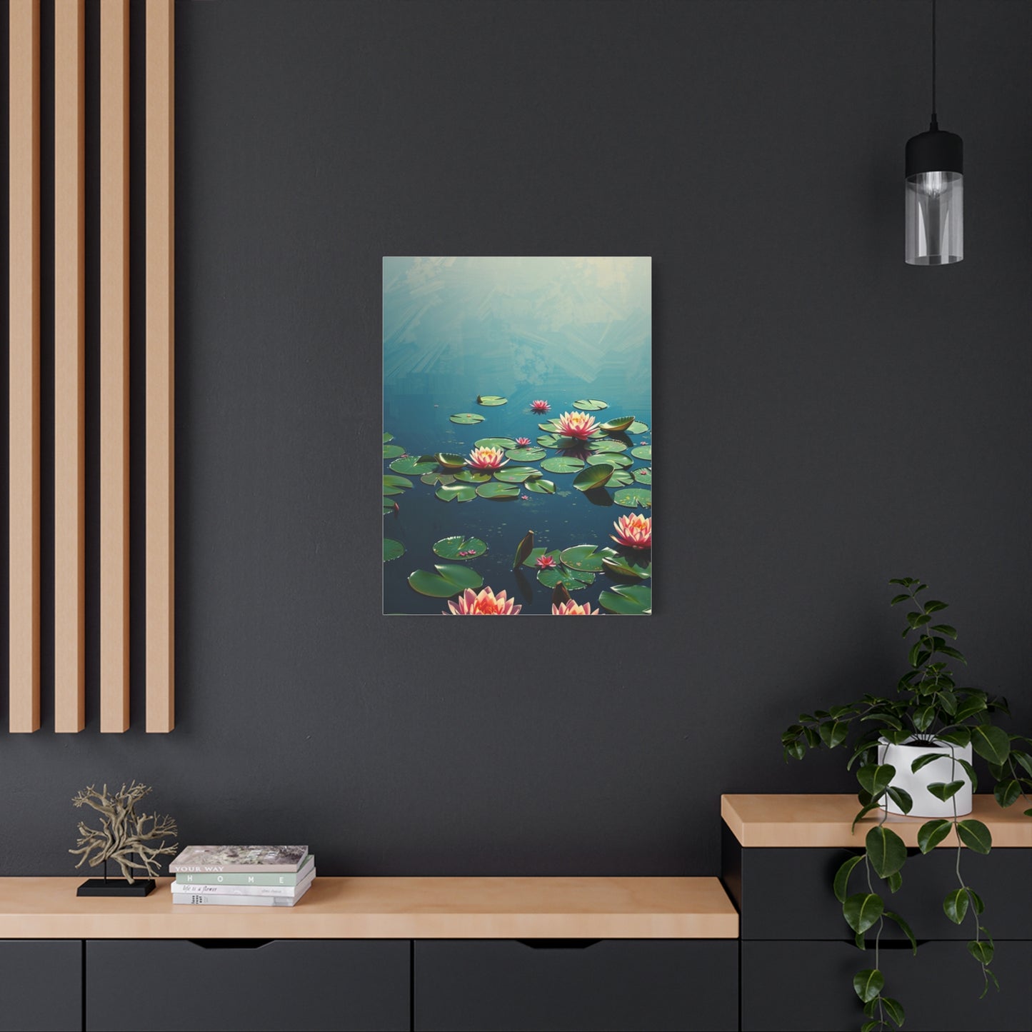 Claude Monet Water Lilies Art Canvas Art 1 Wall Art & Canvas Print