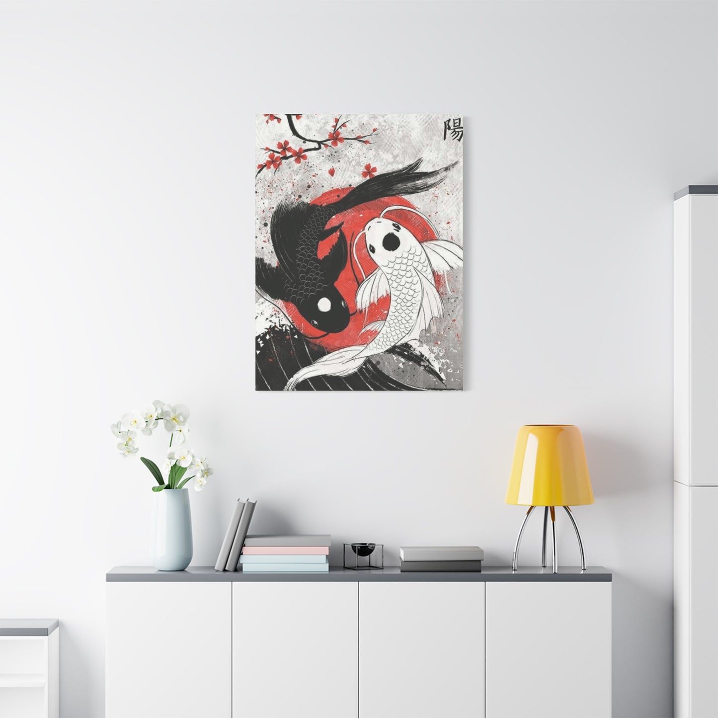 Fish Yin Yang Wall Art & Canvas Prints