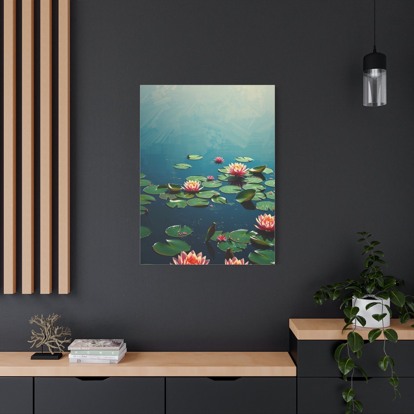Claude Monet Water Lilies Art Canvas Art 1 Wall Art & Canvas Print