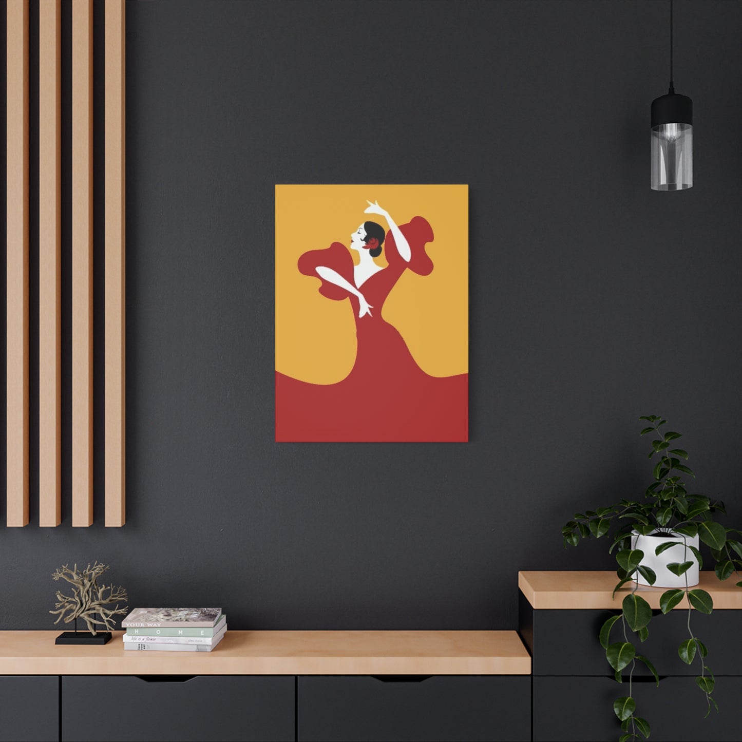 Abstract Spain Traditional Dance Wall Art & Canvas Prints