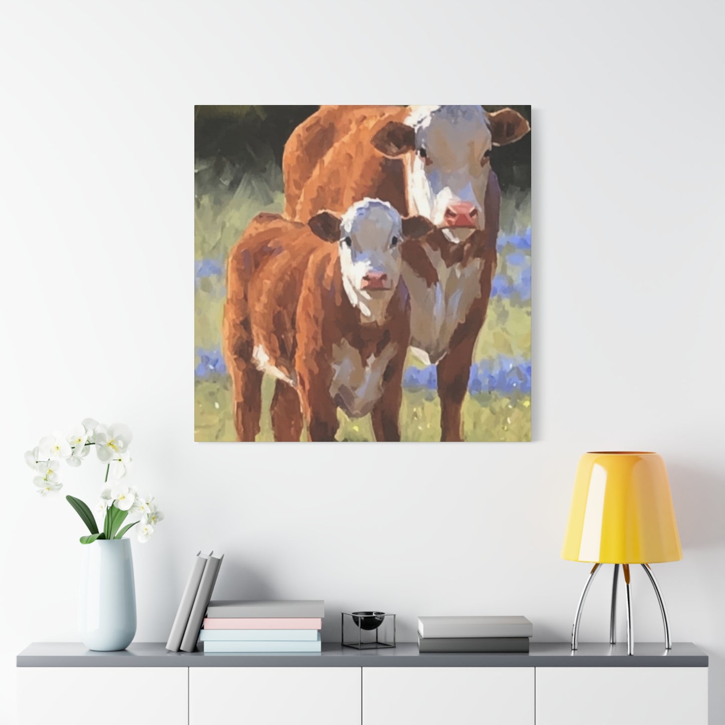 Beautiful Cow Wall Art & Canvas Prints