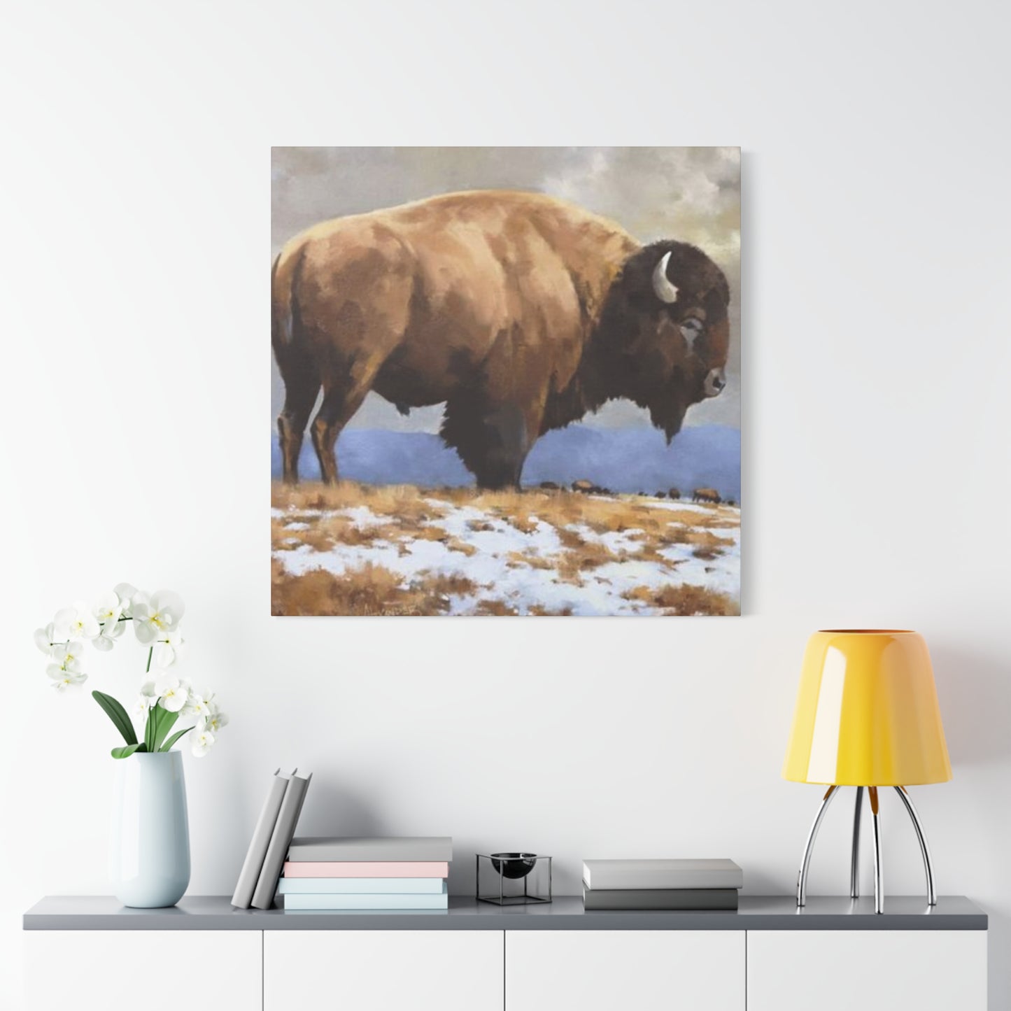 Old Bison Wall Art & Canvas Prints