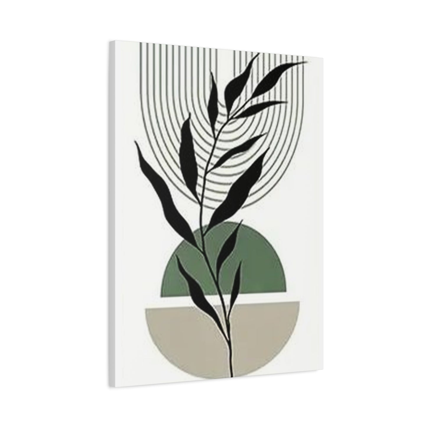 Abstract Leaves Shapes Pattern Wall Art & Canvas Prints