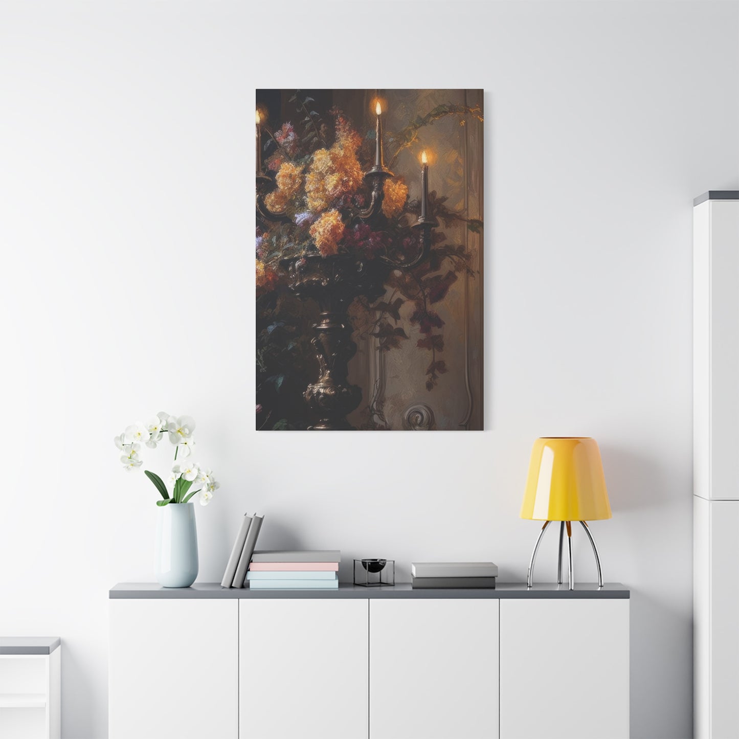 Candleabra Dark Wall Art & Canvas Prints