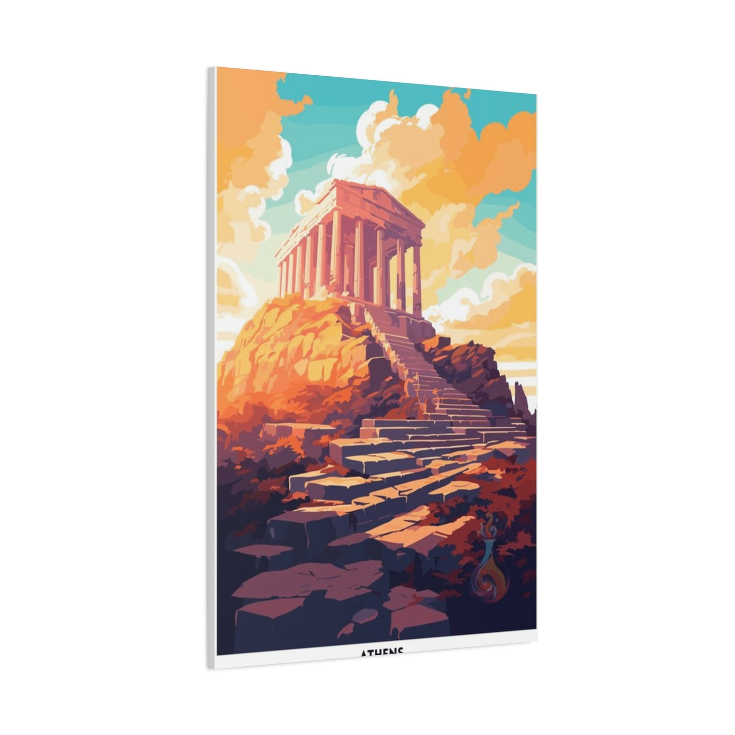 Athens Painting Wall Art & Canvas Prints