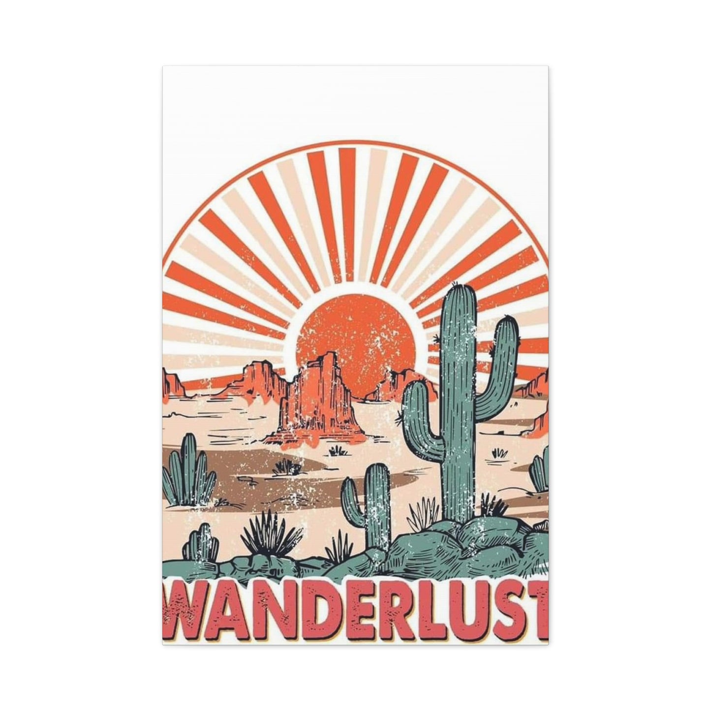 Wanderlust Texas Poster Wall Art & Canvas Prints