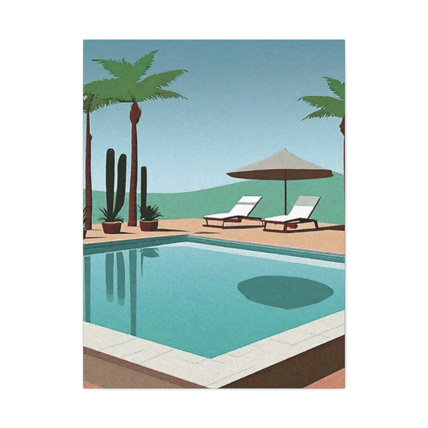 Swimming Pool In Resort Wall Art & Canvas Prints