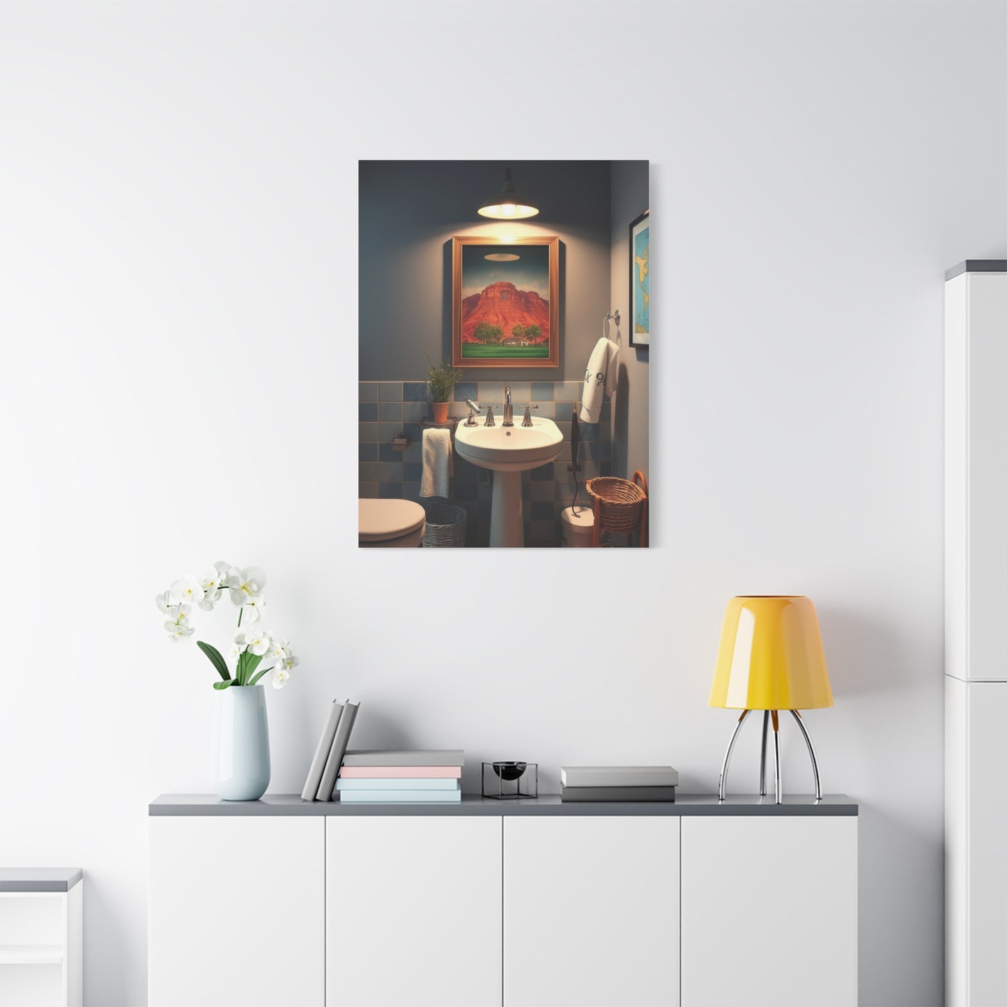 Kid’s Bathroom Art Canvas Art 1 Wall Art & Canvas Print