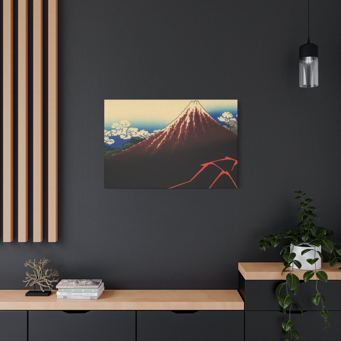 Katsushika Hokusai Shower Below The Summit Wall Art & Canvas Prints