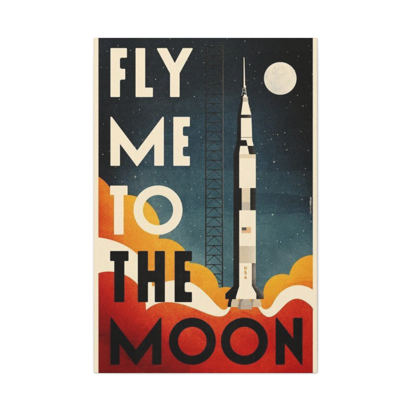 Fly Me To The Moon Wall Art & Canvas Prints