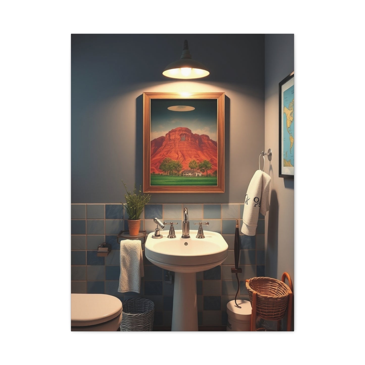 Kid’s Bathroom Art Canvas Art 1 Wall Art & Canvas Print