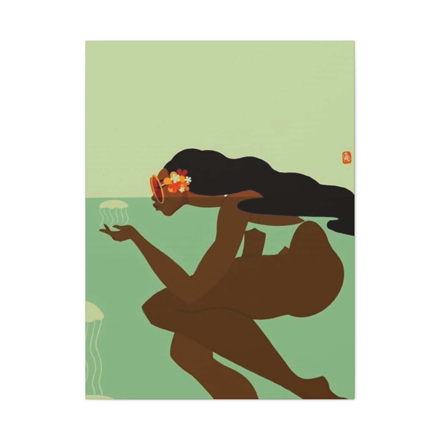 Naked Women In Ocean Wall Art & Canvas Prints