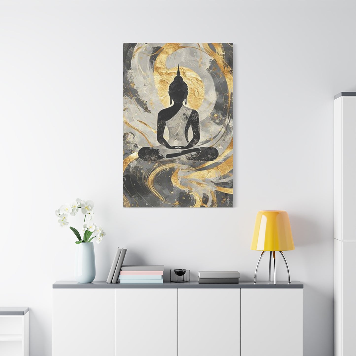 Buddha Golden Painting Wall Art & Canvas Prints