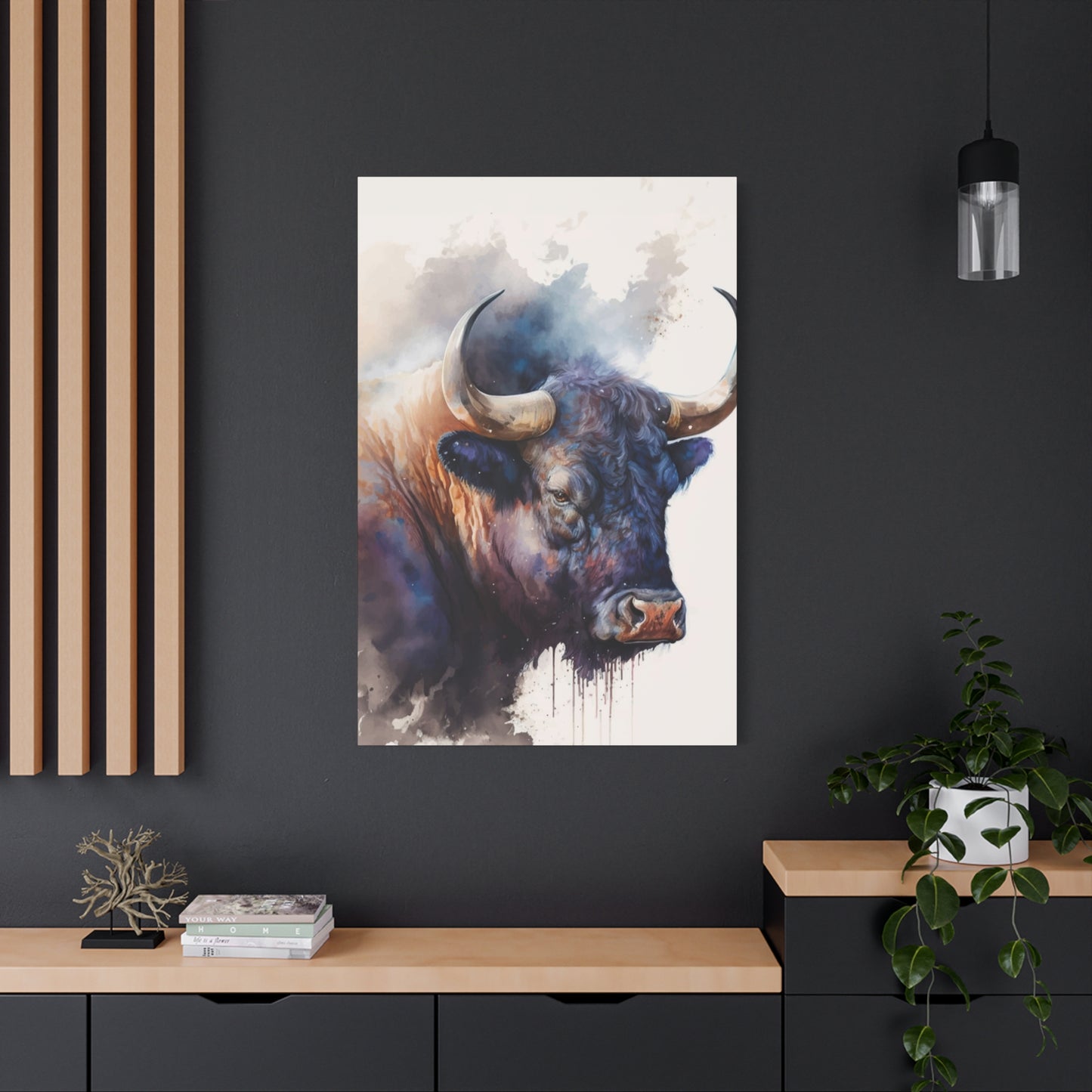 Old Bull Wall Art & Canvas Prints