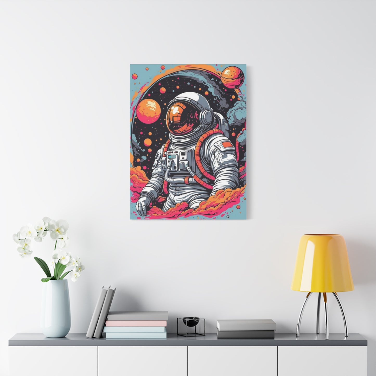 Abstract Astronaut Poster Wall Art & Canvas Prints