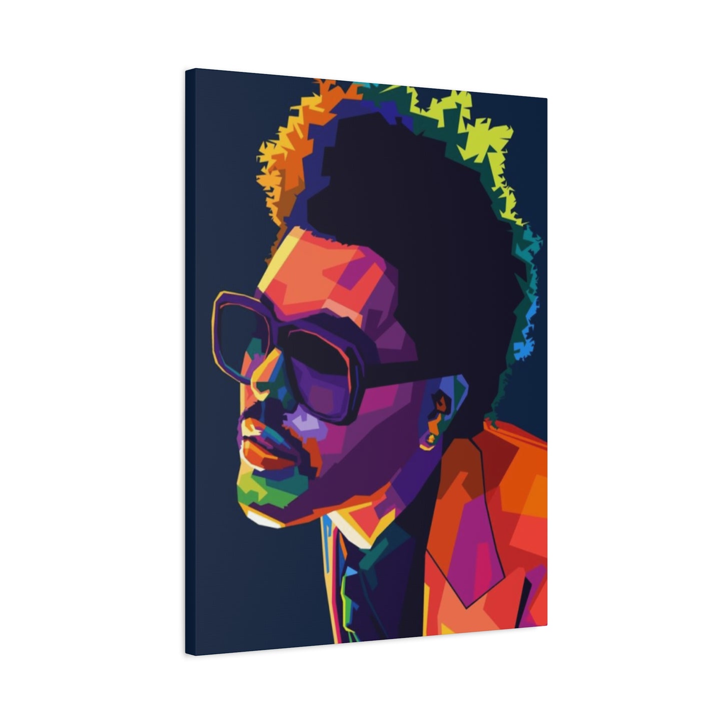An Abstract Portrait Of The Weeknd Wall Art & Canvas Prints