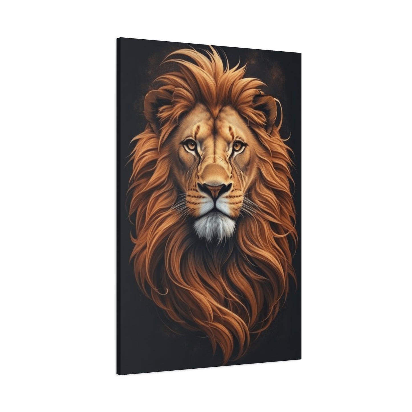 Wild Lion Abstract Portrait Wall Art & Canvas Prints