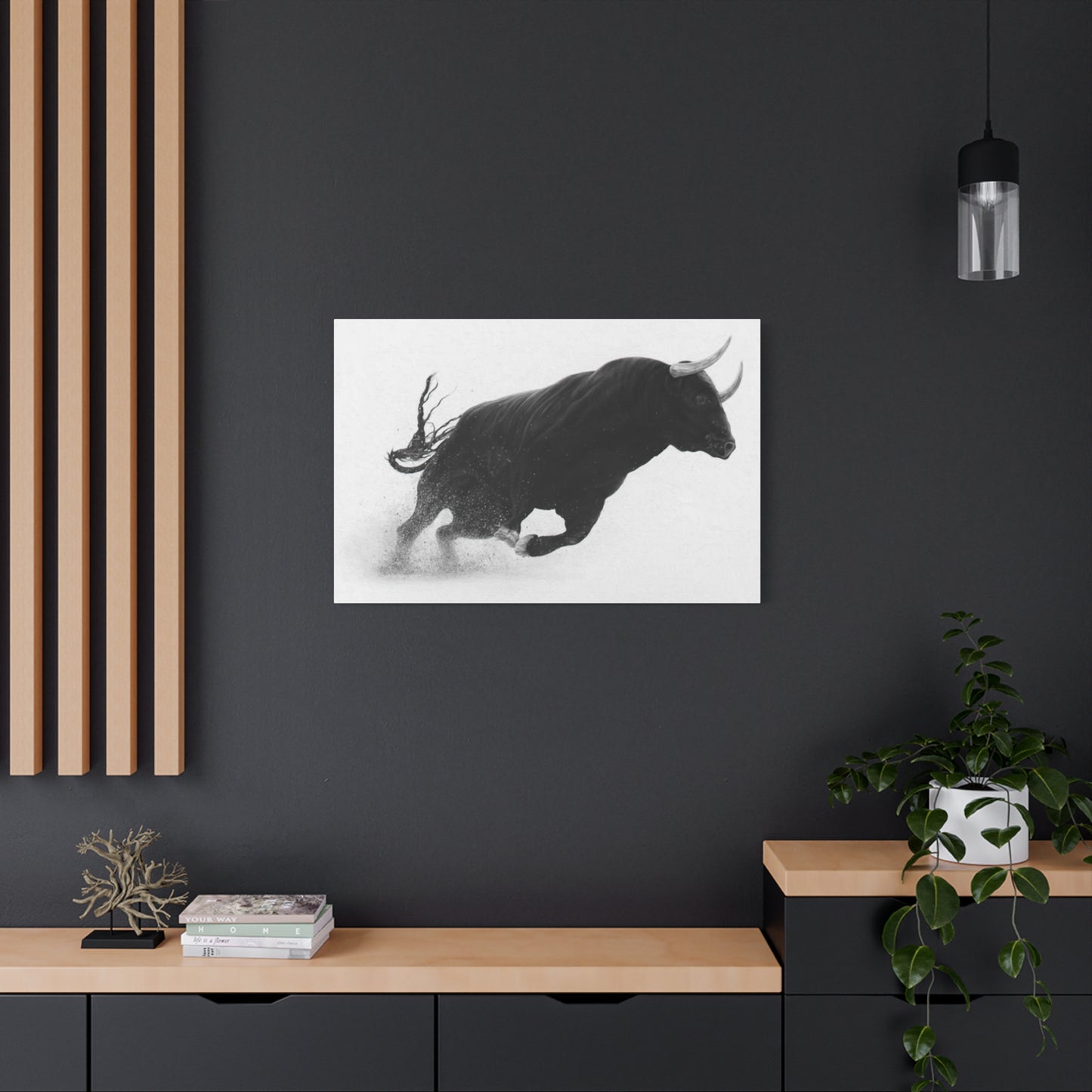 Black Bull Wall Art & Canvas Prints