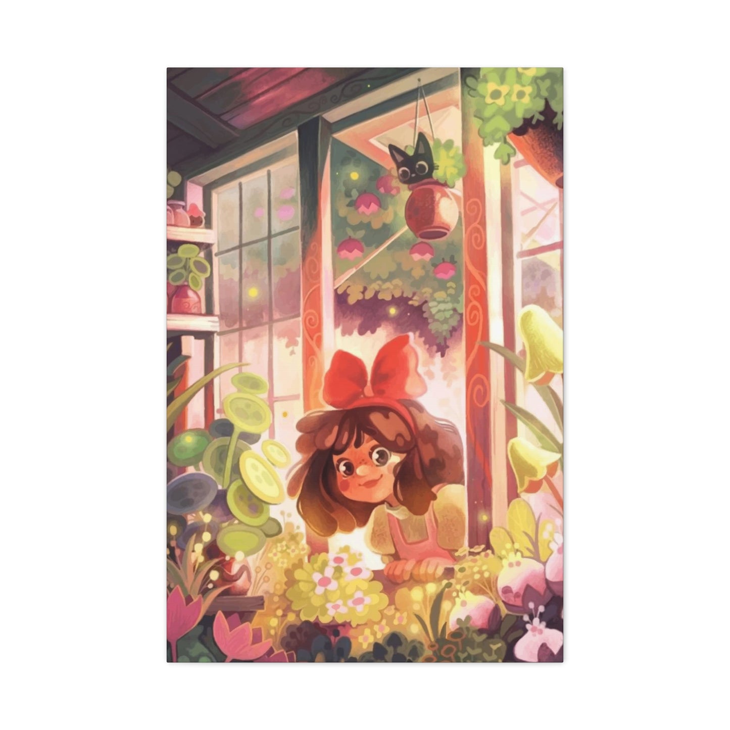 Window Girl Wall Art & Canvas Prints